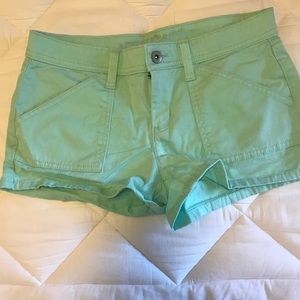 Teal shorts